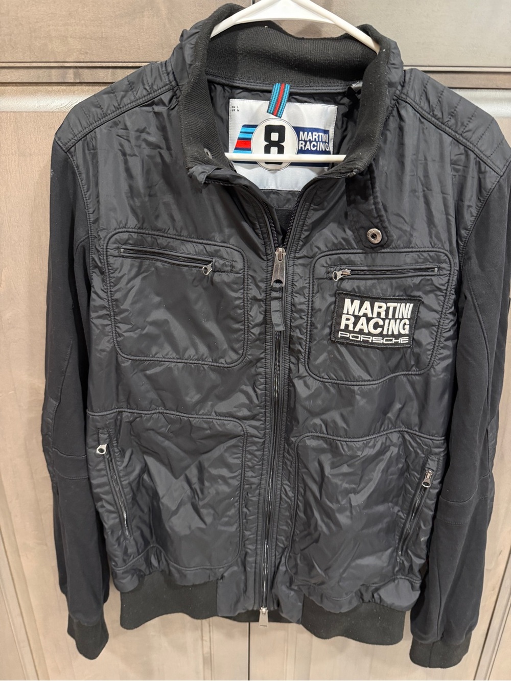 Genuine Porsche Martini Racing Collection Jacket - Black - Size Medium